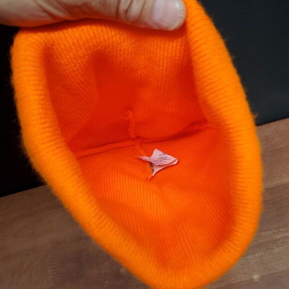 Carhartt Safety Orange Beanie Hat Cap YOUTH - Picture 4 of 6